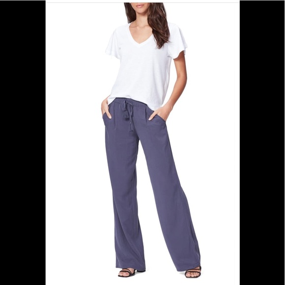 Paige Solynne Tie Waist Pant Color: Periscope - Picture 14 of 16